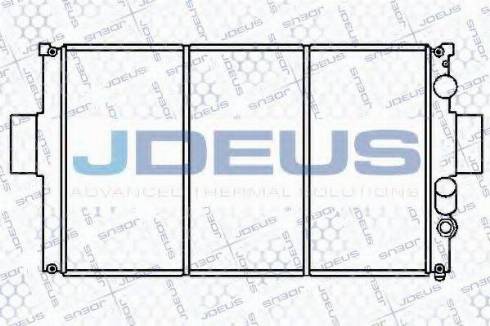 Jdeus 014E04 - Radiators, Motora dzesēšanas sistēma autodraugiem.lv