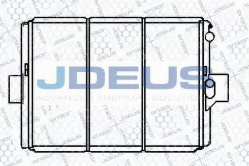 Jdeus 014E03 - Radiators, Motora dzesēšanas sistēma autodraugiem.lv