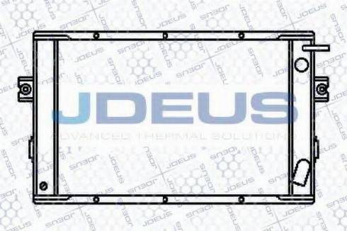 Jdeus 014M07 - Radiators, Motora dzesēšanas sistēma autodraugiem.lv