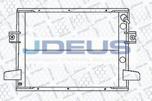 Jdeus 014V01 - Radiators, Motora dzesēšanas sistēma autodraugiem.lv