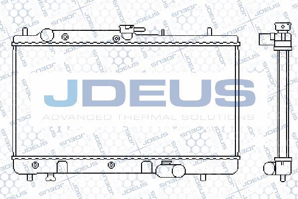 Jdeus 016N14 - Radiators, Motora dzesēšanas sistēma autodraugiem.lv