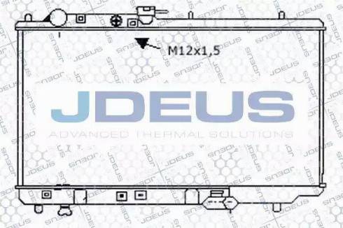 Jdeus 016N13 - Radiators, Motora dzesēšanas sistēma autodraugiem.lv