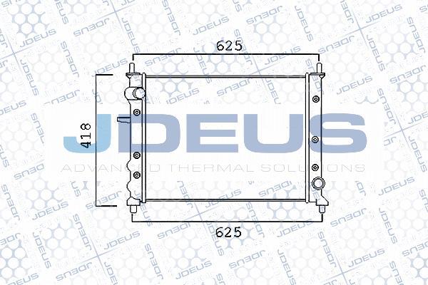 Jdeus 011M59A - Radiators, Motora dzesēšanas sistēma autodraugiem.lv