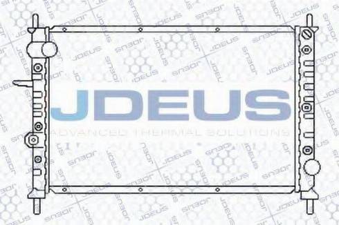 Jdeus 011M59 - Radiators, Motora dzesēšanas sistēma autodraugiem.lv