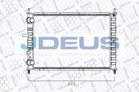 Jdeus 011V54 - Radiators, Motora dzesēšanas sistēma autodraugiem.lv