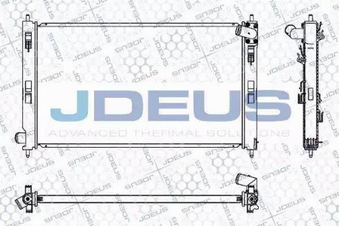Jdeus 018M43 - Radiators, Motora dzesēšanas sistēma autodraugiem.lv