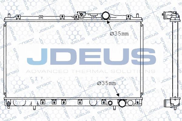 Jdeus 018M08 - Radiators, Motora dzesēšanas sistēma autodraugiem.lv