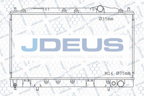 Jdeus 018M25 - Radiators, Motora dzesēšanas sistēma autodraugiem.lv