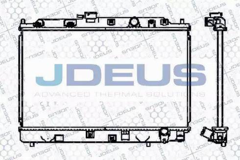 Jdeus 013N08 - Radiators, Motora dzesēšanas sistēma autodraugiem.lv