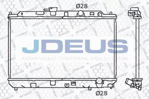 Jdeus 013N10 - Radiators, Motora dzesēšanas sistēma autodraugiem.lv