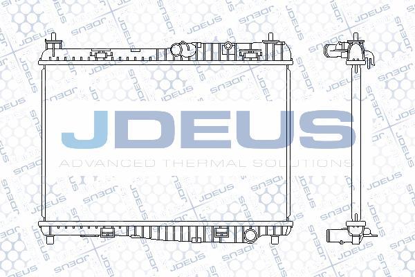 Jdeus 012M35 - Radiators, Motora dzesēšanas sistēma autodraugiem.lv