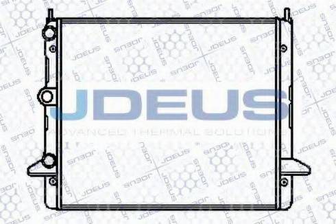 Jdeus 012V08 - Radiators, Motora dzesēšanas sistēma autodraugiem.lv