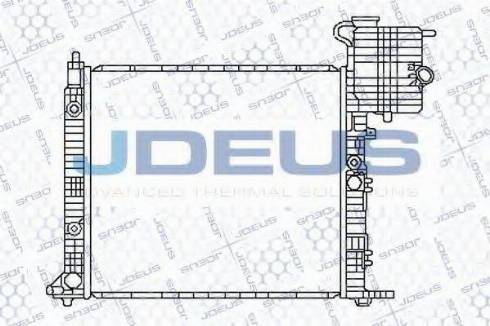 Jdeus 017B16 - Radiators, Motora dzesēšanas sistēma autodraugiem.lv