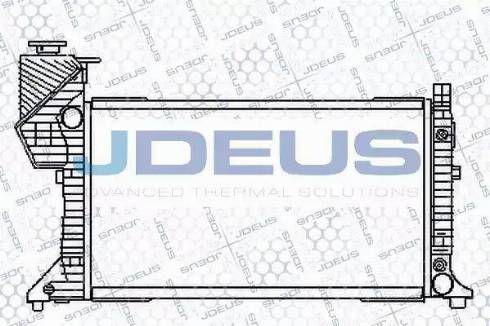 Jdeus 017B20 - Radiators, Motora dzesēšanas sistēma autodraugiem.lv