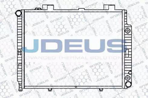 Jdeus 017M34 - Radiators, Motora dzesēšanas sistēma autodraugiem.lv