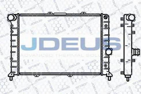 Jdeus 036M10 - Radiators, Motora dzesēšanas sistēma autodraugiem.lv