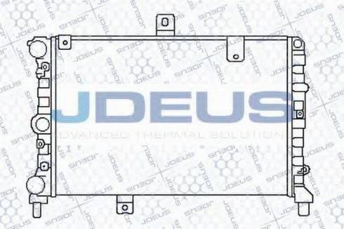Jdeus 036V03 - Radiators, Motora dzesēšanas sistēma autodraugiem.lv