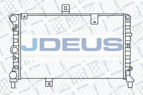 Jdeus 036V02 - Radiators, Motora dzesēšanas sistēma autodraugiem.lv