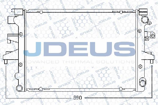 Jdeus 030M53 - Radiators, Motora dzesēšanas sistēma autodraugiem.lv