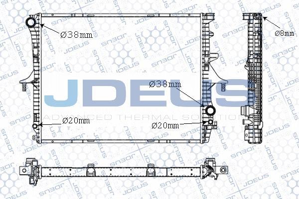 Jdeus 030M29 - Radiators, Motora dzesēšanas sistēma autodraugiem.lv
