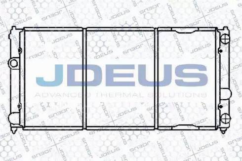 Jdeus 025E15 - Radiators, Motora dzesēšanas sistēma autodraugiem.lv