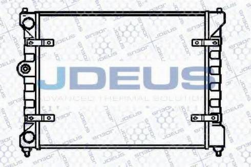 Jdeus 025V11 - Radiators, Motora dzesēšanas sistēma autodraugiem.lv