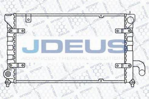 Jdeus 025V17 - Radiators, Motora dzesēšanas sistēma autodraugiem.lv