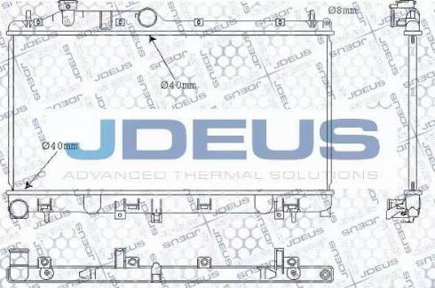 Jdeus 026M05 - Radiators, Motora dzesēšanas sistēma autodraugiem.lv