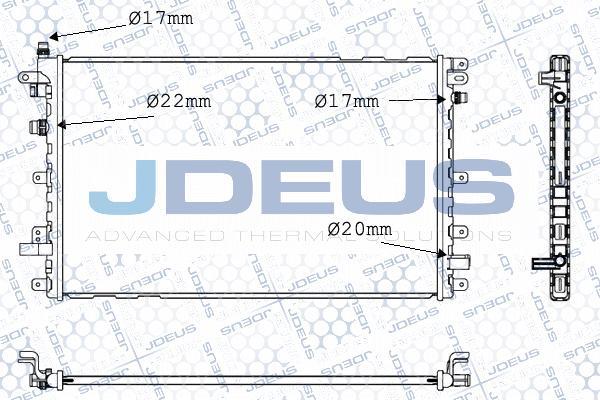 Jdeus 020M81 - Dzesētājs, Elektroauto akumulatoru baterija (EVB) autodraugiem.lv