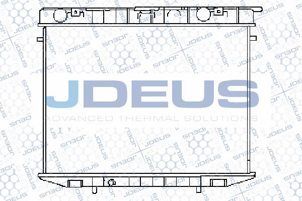 Jdeus 020M23 - Radiators, Motora dzesēšanas sistēma autodraugiem.lv