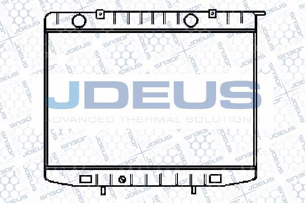 Jdeus 020M22 - Radiators, Motora dzesēšanas sistēma autodraugiem.lv