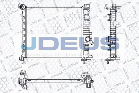 Jdeus 020M77 - Radiators, Motora dzesēšanas sistēma autodraugiem.lv