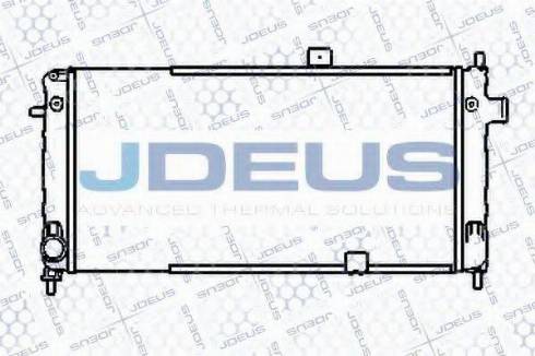 Jdeus 020V02 - Radiators, Motora dzesēšanas sistēma autodraugiem.lv