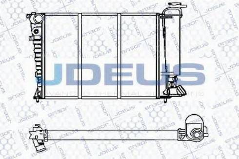 Jdeus 021E34 - Radiators, Motora dzesēšanas sistēma autodraugiem.lv