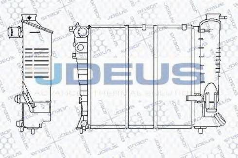 Jdeus 021E30 - Radiators, Motora dzesēšanas sistēma autodraugiem.lv