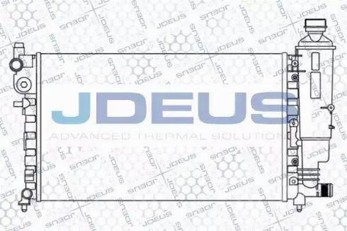 Jdeus 021E29 - Radiators, Motora dzesēšanas sistēma autodraugiem.lv