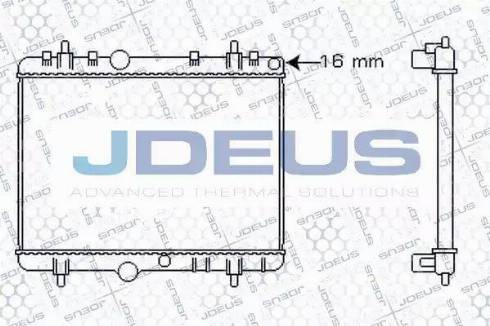 Jdeus 021M49 - Radiators, Motora dzesēšanas sistēma autodraugiem.lv