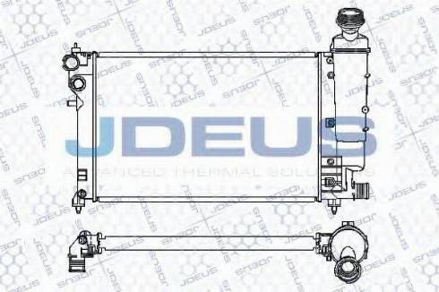 Jdeus 021M45 - Radiators, Motora dzesēšanas sistēma autodraugiem.lv