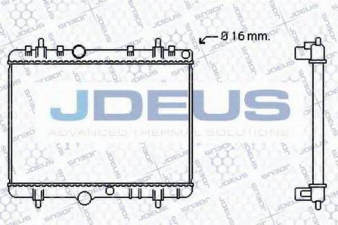 Jdeus 021M48 - Radiators, Motora dzesēšanas sistēma autodraugiem.lv