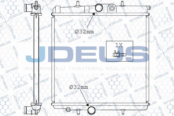 Jdeus 021M36 - Radiators, Motora dzesēšanas sistēma autodraugiem.lv