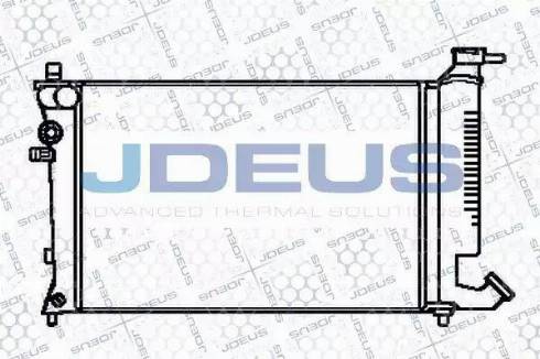 Jdeus 021V16 - Radiators, Motora dzesēšanas sistēma autodraugiem.lv