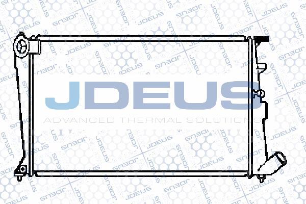 Jdeus 021V28 - Radiators, Motora dzesēšanas sistēma autodraugiem.lv