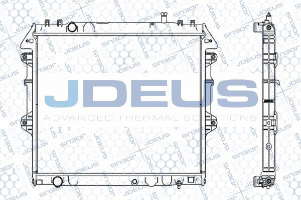 Jdeus 028M45 - Radiators, Motora dzesēšanas sistēma autodraugiem.lv