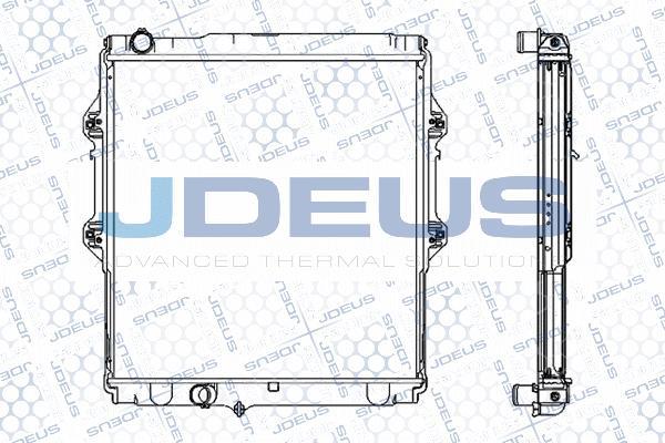 Jdeus 028M58 - Radiators, Motora dzesēšanas sistēma autodraugiem.lv