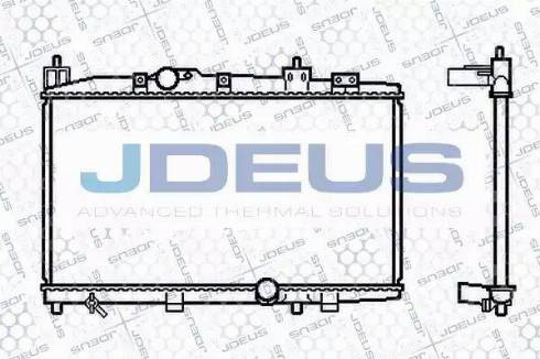 Jdeus 028M63 - Radiators, Motora dzesēšanas sistēma autodraugiem.lv