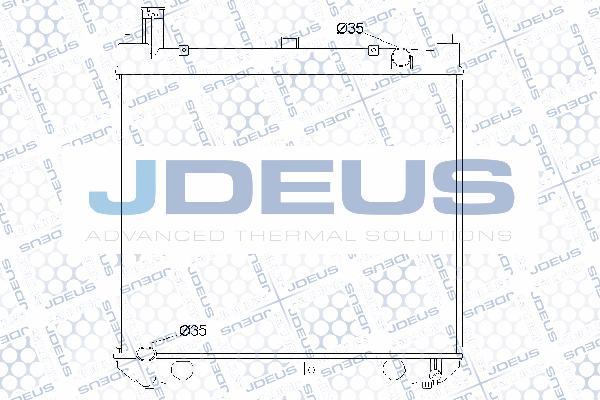 Jdeus 028M06 - Radiators, Motora dzesēšanas sistēma autodraugiem.lv