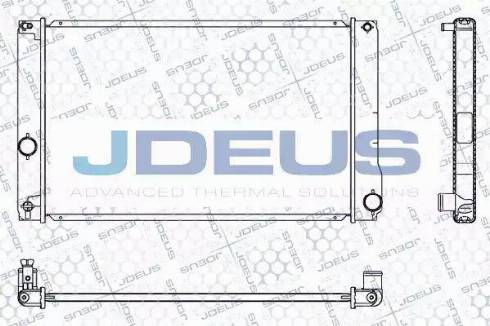 Jdeus 028M82 - Radiators, Motora dzesēšanas sistēma autodraugiem.lv