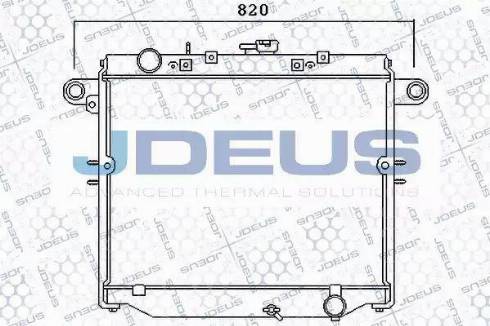 Jdeus 028M31 - Radiators, Motora dzesēšanas sistēma autodraugiem.lv