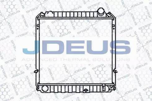 Jdeus 028N55 - Radiators, Motora dzesēšanas sistēma autodraugiem.lv