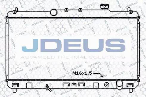 Jdeus 028N51 - Radiators, Motora dzesēšanas sistēma autodraugiem.lv